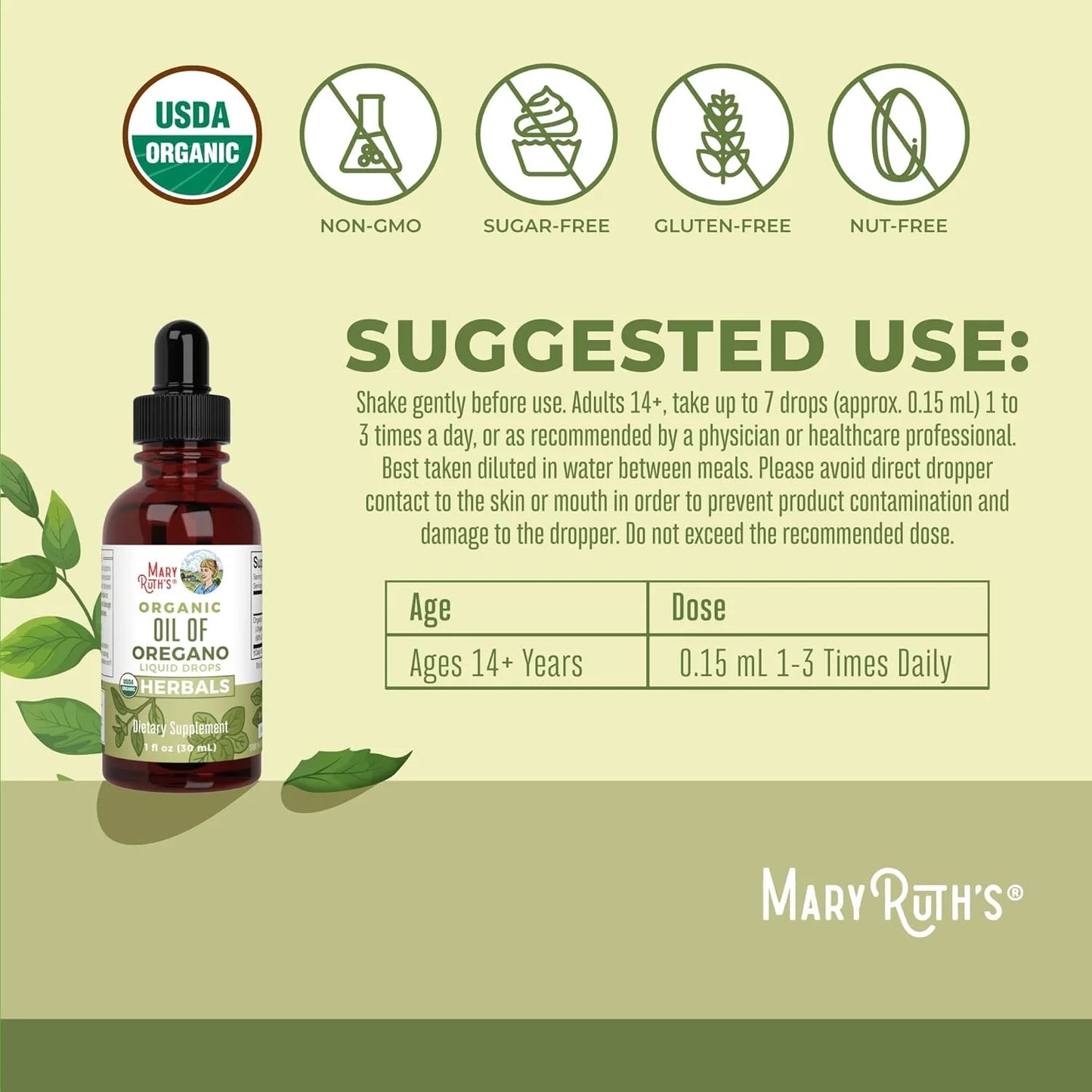 Organic Oil of Oregano Drops