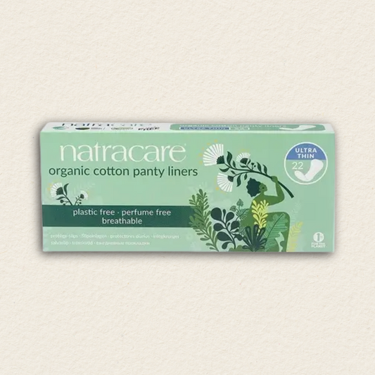Natracare Organic Cotton Ultra Thin Panty Liners – 22 Count (1 Pack)