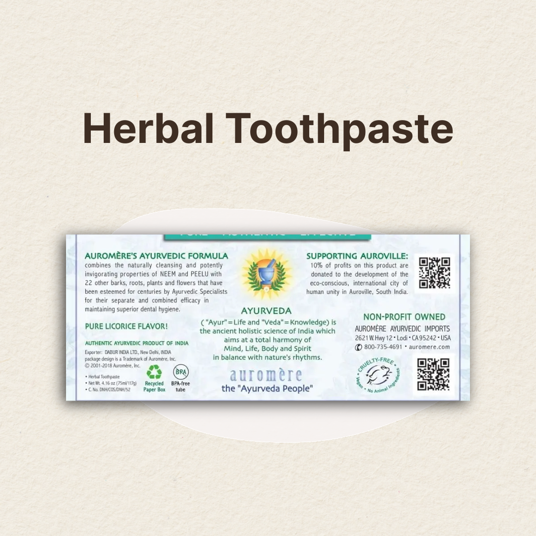 Auromere Mint-Free Toothpaste