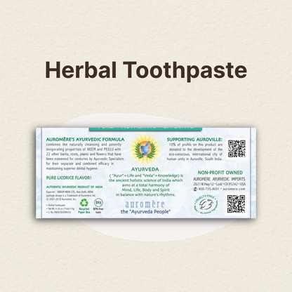 Auromere Mint-Free Toothpaste